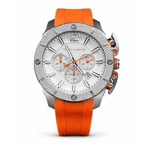 Vince Camuto JS26 Orange Silicone Chronograph Men's Watch 5ATM
